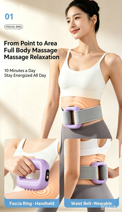 AddWin R10 Cordless Fascia Ring Massager